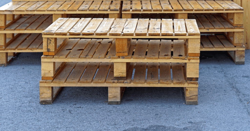 wooden pallets