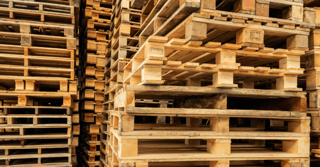 wooden pallets